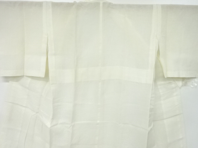  アンティーク　紗　透かし織　草花模様長襦袢